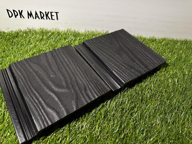 Фасадная панель дпк Polywood 3D Графит 