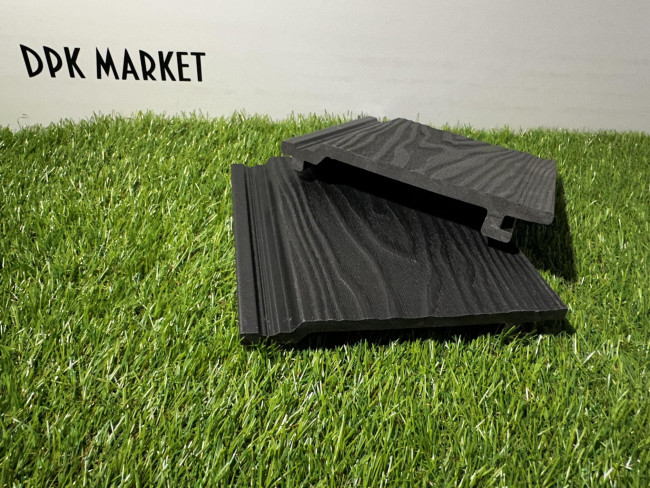 Фасадная панель дпк Polywood 3D Графит 