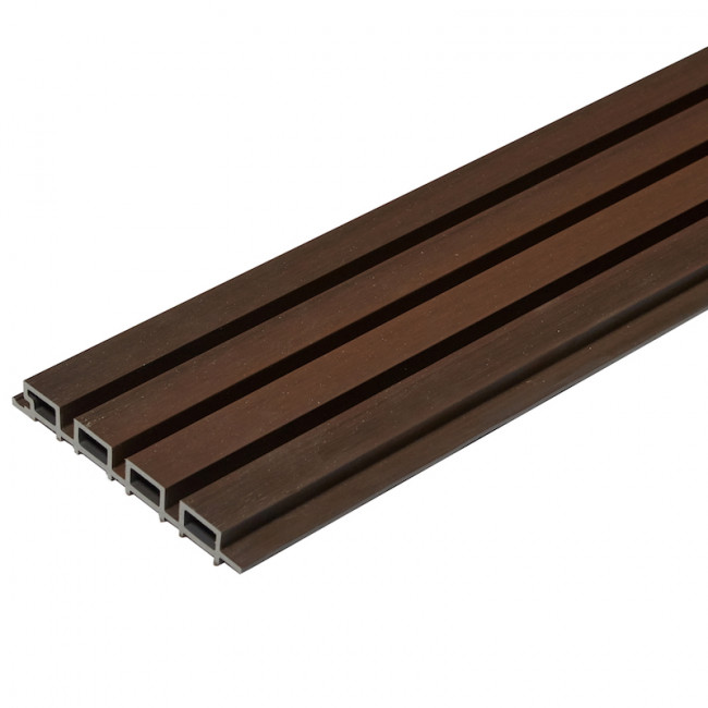 Реечная панель Тимбертекс коэкструзия Темно-коричневый 